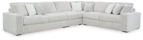 Stupendous Alloy 4-Piece Sectional with Ottoman from Ashley - Luna Furniture