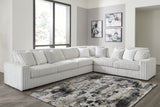 Stupendous Alloy 4-Piece Sectional with Ottoman from Ashley - Luna Furniture