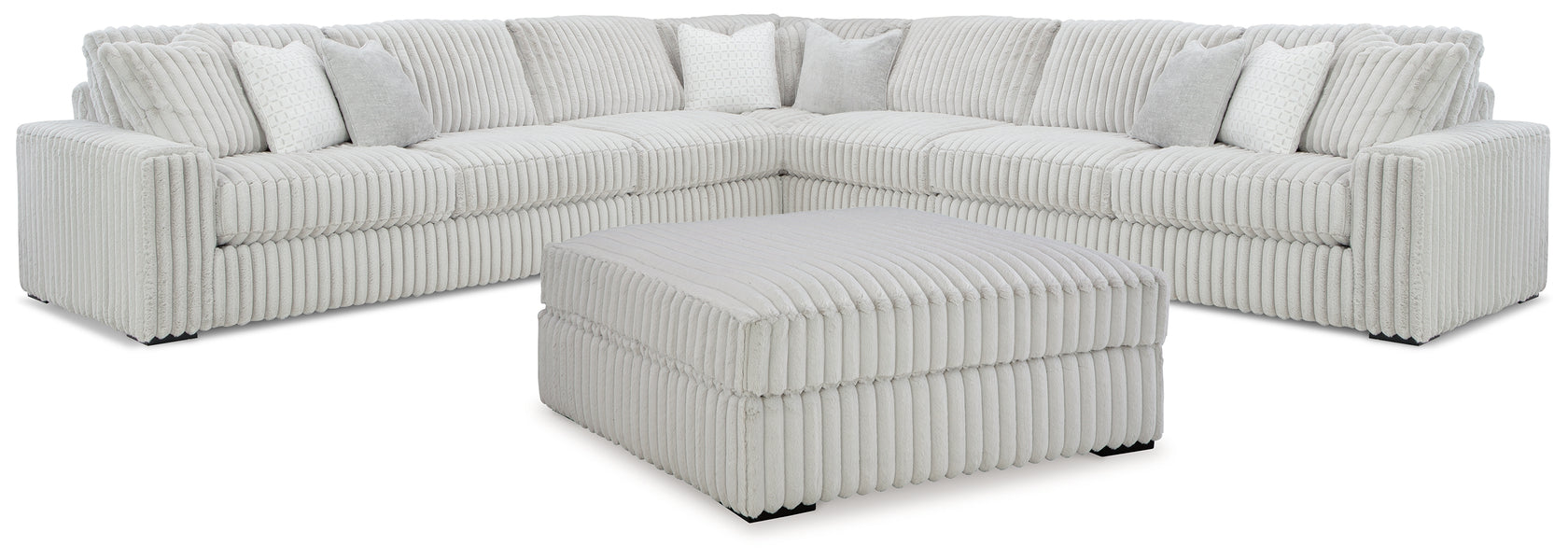 Stupendous Alloy 5-Piece Sectional with Ottoman from Ashley - Luna Furniture