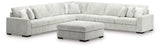 Stupendous Alloy 5-Piece Sectional with Ottoman from Ashley - Luna Furniture