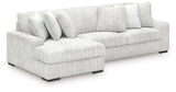 Stupendous Alloy 2-Piece RAF Chaise Sectional from Ashley - Luna Furniture
