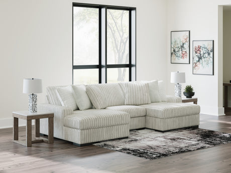 Stupendous Alloy 3-Piece Double Chaise Sectional from Ashley - Luna Furniture