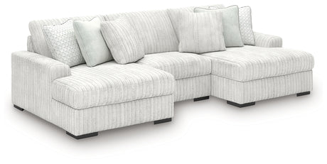 Stupendous Alloy 3-Piece Double Chaise Sectional from Ashley - Luna Furniture