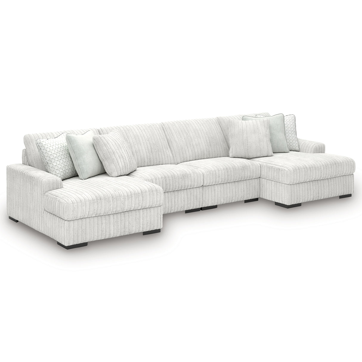 Stupendous Alloy 4-Piece Double Chaise Sectional from Ashley - Luna Furniture
