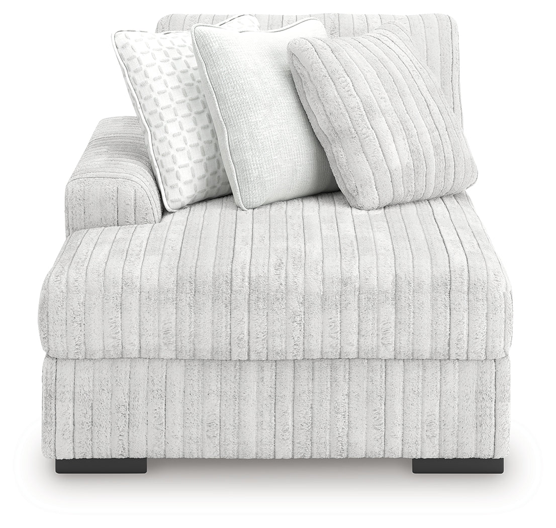 Stupendous Alloy Left-Arm Facing Corner Chaise from Ashley - Luna Furniture