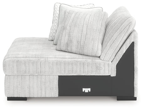 Stupendous Alloy Left-Arm Facing Corner Chaise from Ashley - Luna Furniture