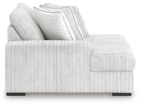 Stupendous Alloy Left-Arm Facing Corner Chaise from Ashley - Luna Furniture