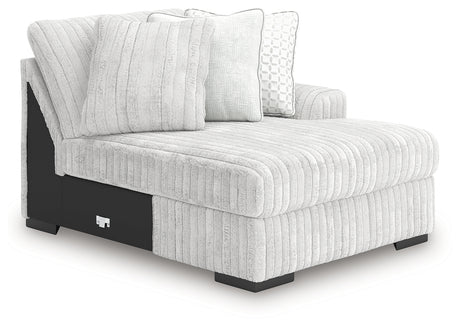 Stupendous Alloy Right-Arm Facing Corner Chaise from Ashley - Luna Furniture