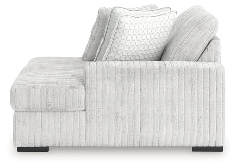 Stupendous Alloy Right-Arm Facing Corner Chaise from Ashley - Luna Furniture