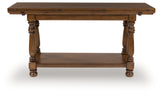Sturlayne Brown Flip Top Sofa Table from Ashley - Luna Furniture