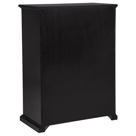 Sumerlin Black 6-Drawer Bedroom Chest from Coaster - Luna Furniture