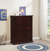 Sumerlin Cappuccino 6-Drawer Bedroom Chest from Coaster - Luna Furniture