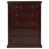 Sumerlin Cappuccino 6-Drawer Bedroom Chest from Coaster - Luna Furniture