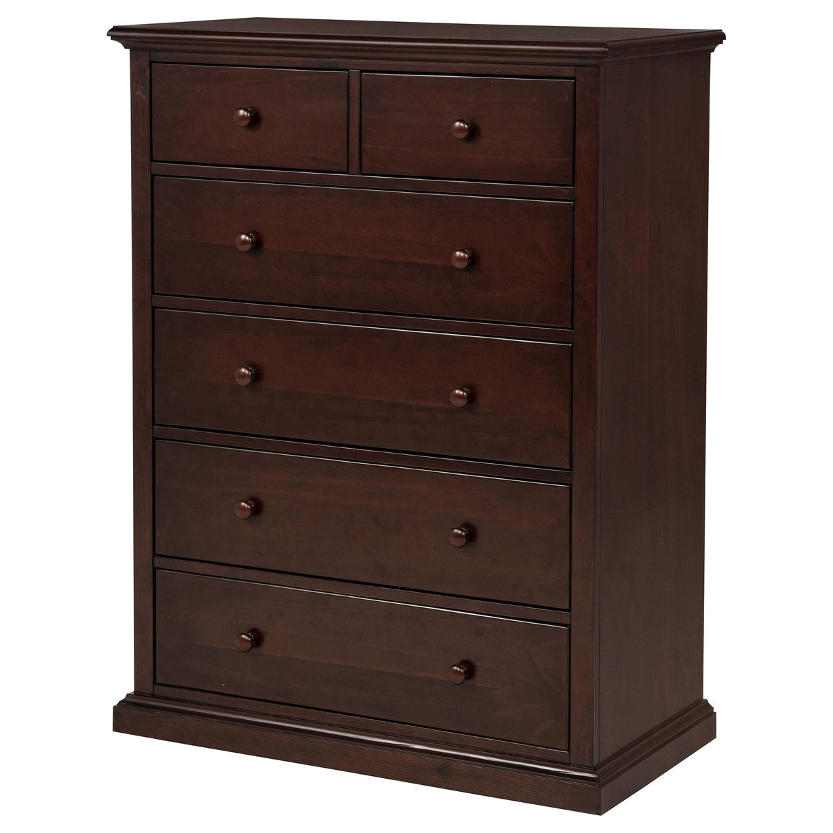 Sumerlin Cappuccino 6-Drawer Bedroom Chest from Coaster - Luna Furniture