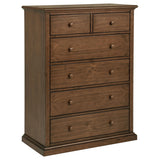 Sumerlin Medium Brown 6-Drawer Bedroom Chest from Coaster - Luna Furniture