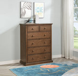 Sumerlin Medium Brown 6-Drawer Bedroom Chest from Coaster - Luna Furniture