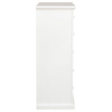 Sumerlin White 6-Drawer Bedroom Chest from Coaster - Luna Furniture