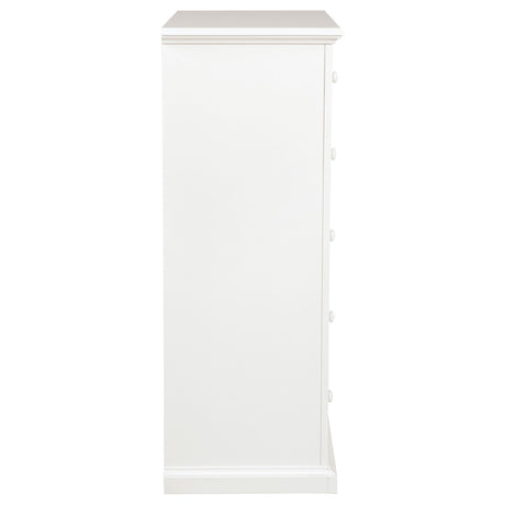 Sumerlin White 6-Drawer Bedroom Chest from Coaster - Luna Furniture