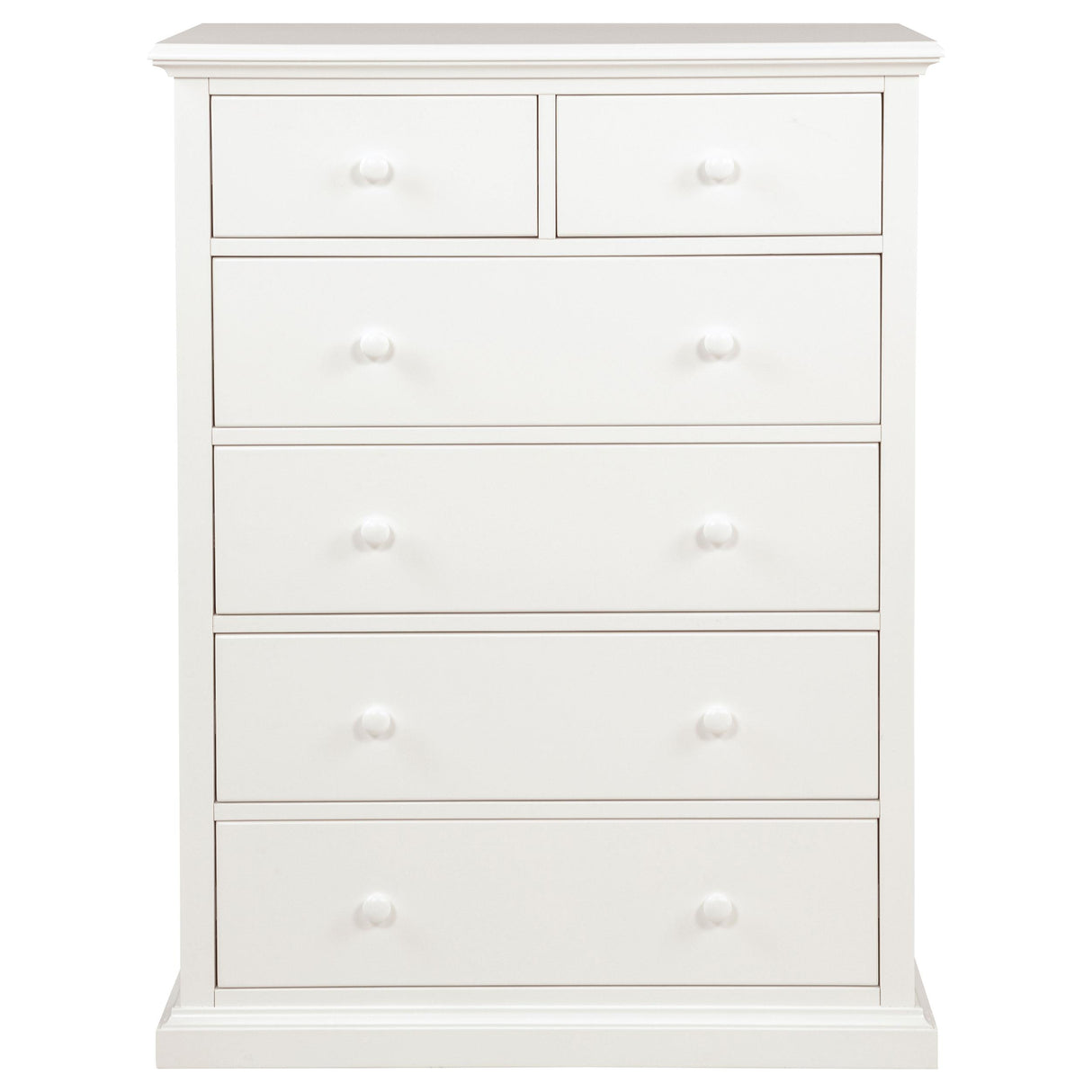 Sumerlin White 6-Drawer Bedroom Chest from Coaster - Luna Furniture
