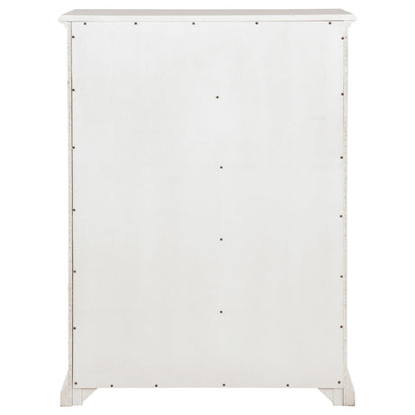 Sumerlin White 6-Drawer Bedroom Chest from Coaster - Luna Furniture