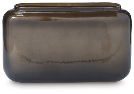 Sumner Gray/Gold Finish Vase from Ashley - Luna Furniture