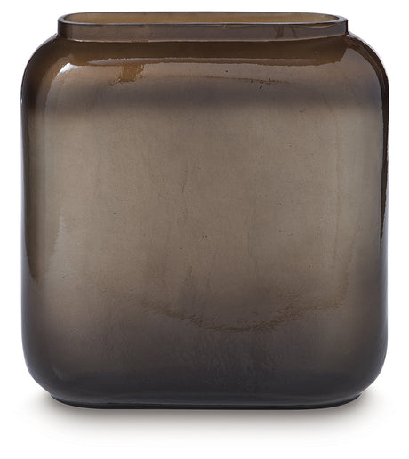 Sumner Gray/Gold Finish Vase from Ashley - Luna Furniture