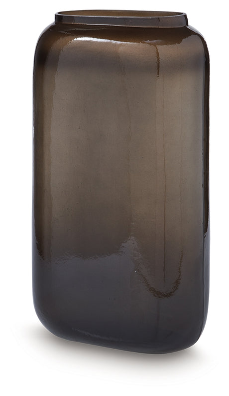Sumner Gray/Gold Finish Vase from Ashley - Luna Furniture