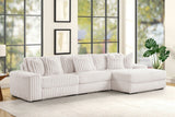 Sunday Beige 3-Piece RAF Sectional from Happy Homes - Luna Furniture