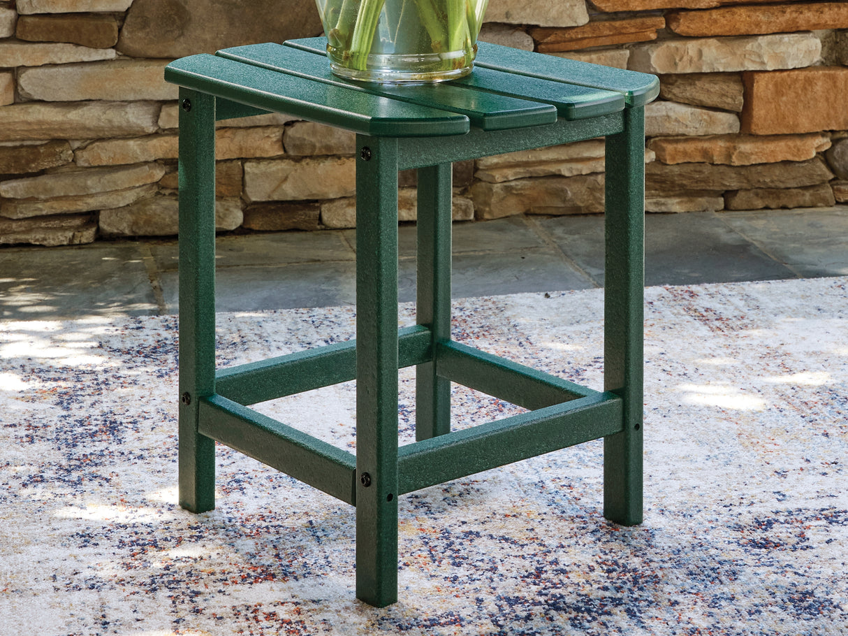 Sundown Treasure Green Outdoor End Table from Ashley - Luna Furniture