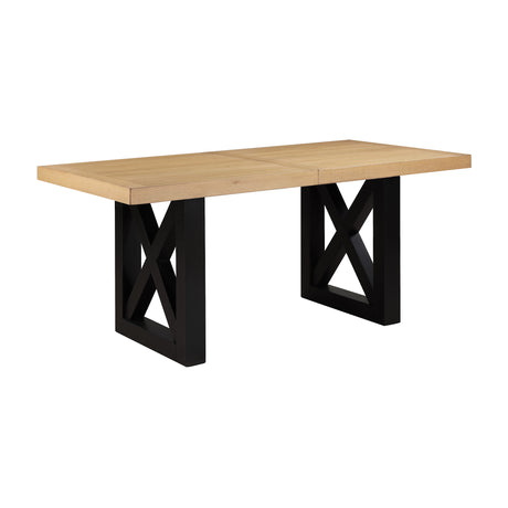 Magnolia 80-96-inch Counter Table w/18-inch Leaf, Black Base from Steve Silver - Luna Furniture
