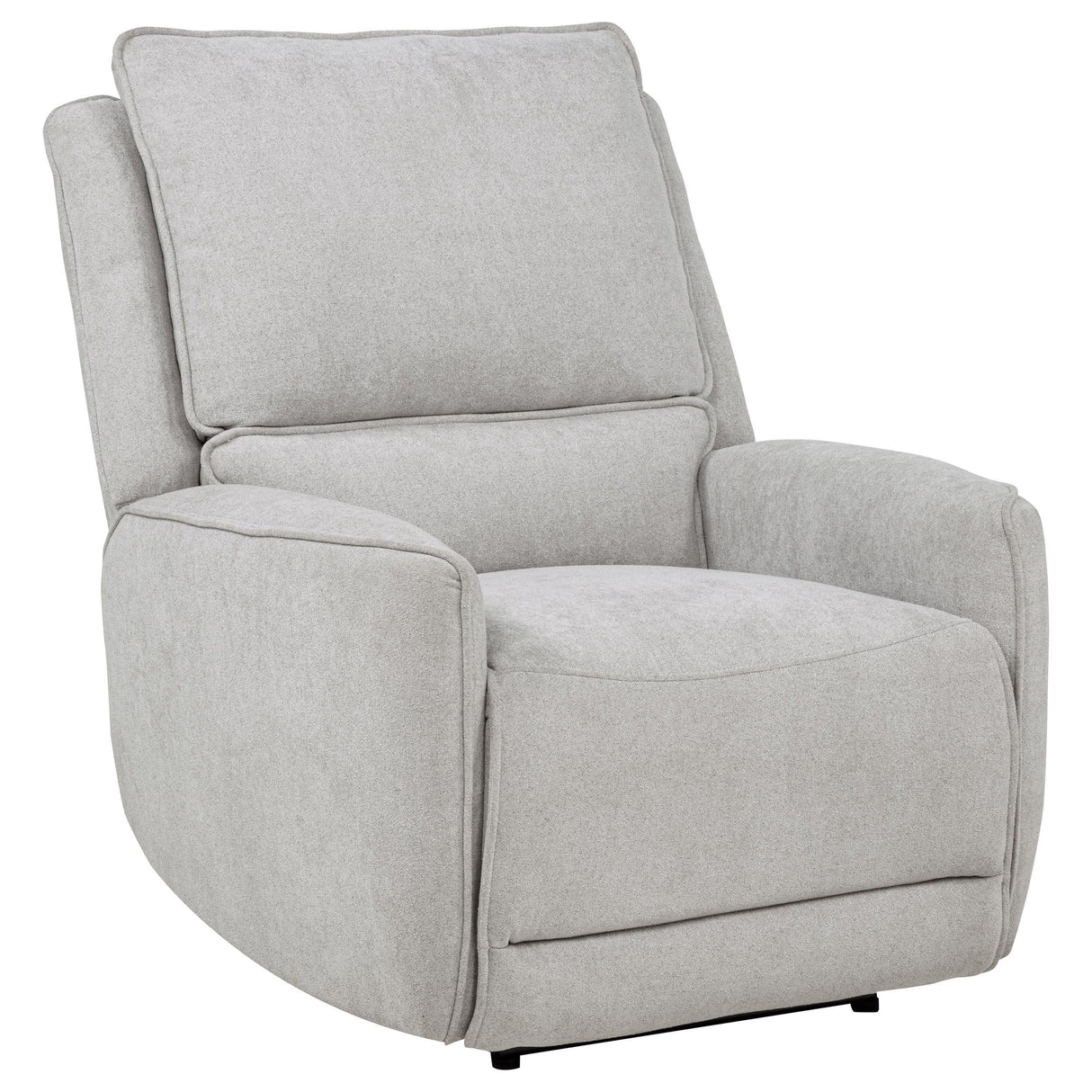 Sylmar Dove Gray 3-Piece Chenille Power Reclining Living Room Set from Coaster - Luna Furniture