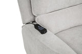 Sylmar Gray Chenille Upholstered Dual Power Lift Recliner from Coaster - Luna Furniture