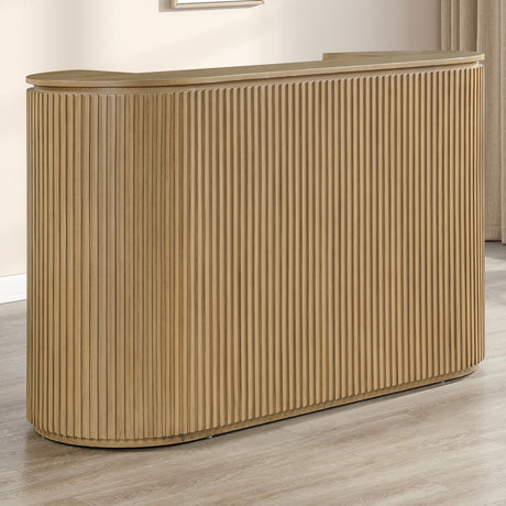 Colvin Toffee Reeded Bar from Steve Silver - Luna Furniture