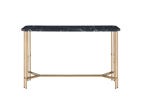 Daxton Faux-Marble Top Sofa Table from Steve Silver - Luna Furniture