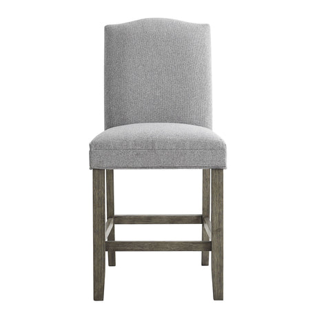 Grayson Gray/White Counter Height Set with Bench from Steve Silver - Luna Furniture