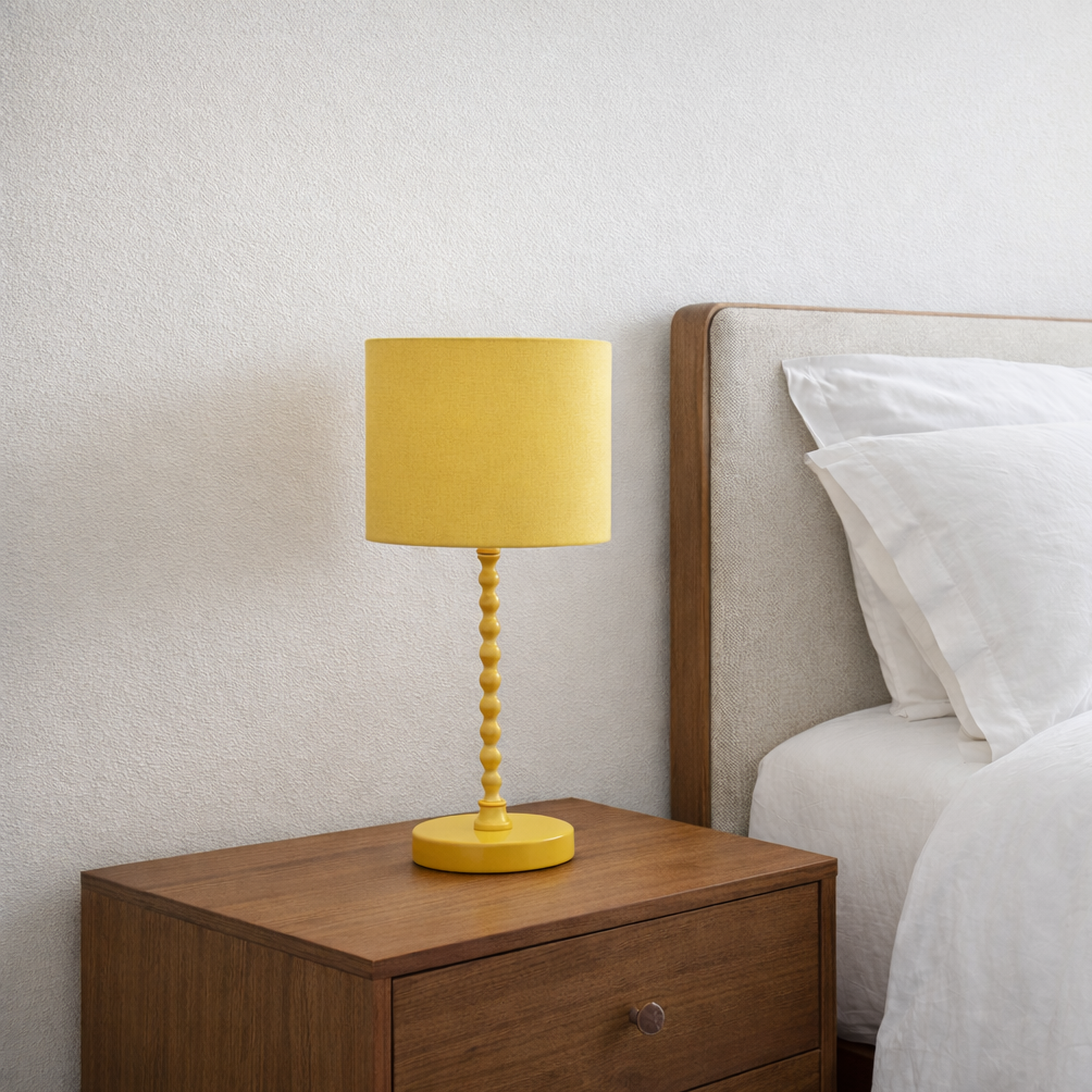 Sereno Table Lamp Ochre and Gold from Ashcroft Furniture - Luna Furniture