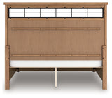Taffenbrook Medium Brown California King Panel Storage Bed from Ashley - Luna Furniture