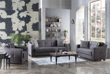 Tahoe Melson Dark Gray Armchair from Bellona - Luna Furniture
