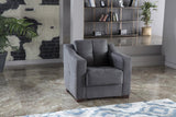 Tahoe Melson Dark Gray Armchair from Bellona - Luna Furniture