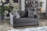 Tahoe Melson Dark Gray Loveseat from Bellona - Luna Furniture