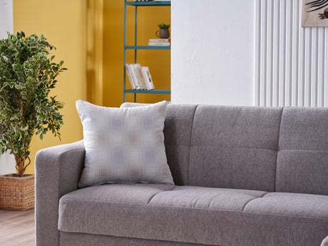 Tahoe Verderio Dark Gray Ottoman from Bellona - Luna Furniture