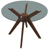 Zen 5-Piece Counter Set with Brown Velvet Counter Chairs from Steve Silver - Luna Furniture