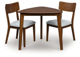 Tameride Dining Table and 2 Chairs in Brown from Ashley - Luna Furniture