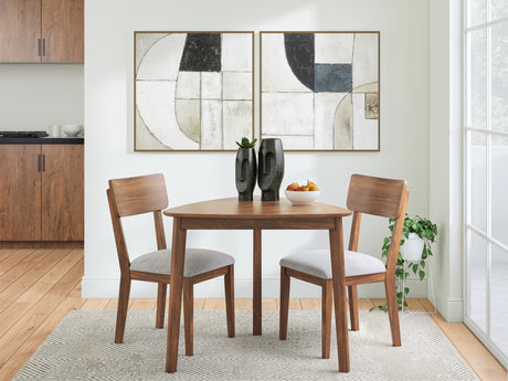 Tameride Dining Table and 2 Chairs in Brown from Ashley - Luna Furniture
