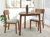 Tameride Dining Table and 2 Chairs in Brown from Ashley - Luna Furniture