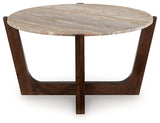 Tanidore Warm Brown Coffee Table from Ashley - Luna Furniture