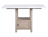 Taylor 5-Piece Faux-Marble Counter Dining Set from Steve Silver - Luna Furniture