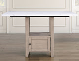 Taylor 5-Piece Faux-Marble Counter Dining Set from Steve Silver - Luna Furniture
