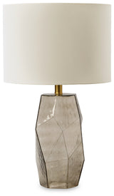 Taylow 2-Piece Table Lamp Set in Gray from Ashley - Luna Furniture