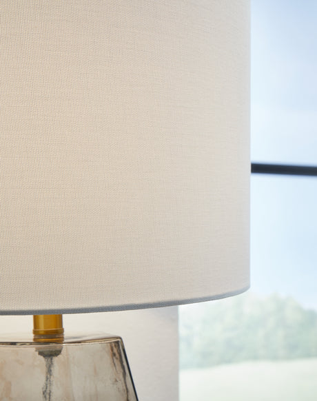 Taylow 2-Piece Table Lamp Set in Gray from Ashley - Luna Furniture